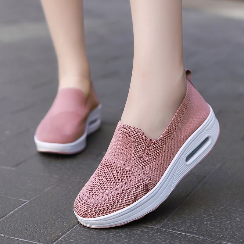 Cross-border Women's Shoes, Popular Rocking Shoes, Ultra-light Socks, Women's Shoes, Sports and Leisure Air-cushion Shoes, Fashionable Casual Shoes