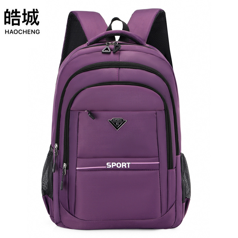 Mochila de tendencia de la moda de los nuevos hombres, resistente a las salpicaduras, Oxford, bolso de computadora de negocios de gran capacidad para viajes de negocios