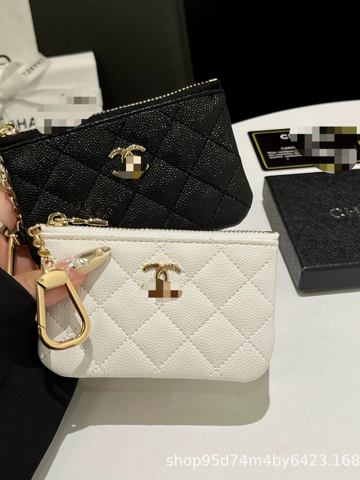 Кошелек-держатель, визитница, органайзер, маленькая сумка, стиль Chanel