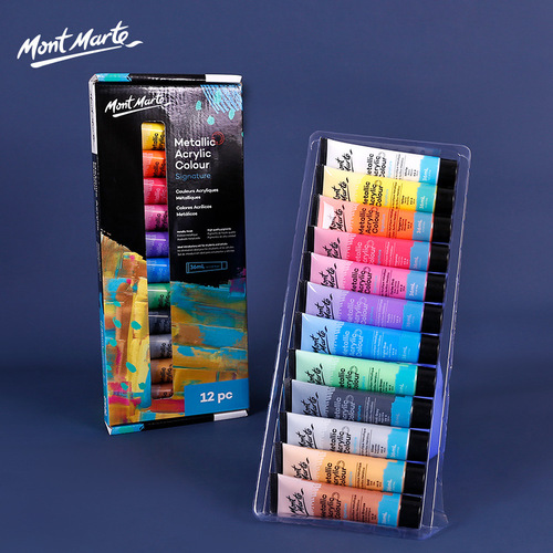 Montmartre acrylic paint set factory direct supply 24 colors internet celebrity paint 36m art acrylic paint