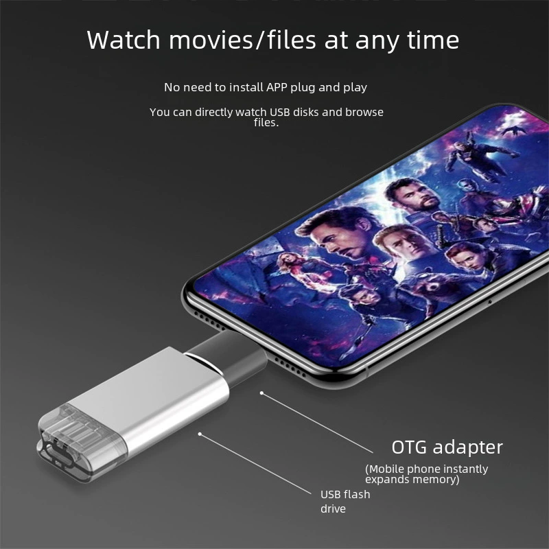 Подходит для Apple OTG вращатель светлый вращатель вращатель к USB-кардридеру компьютер конвертер USB чтение U‑диск