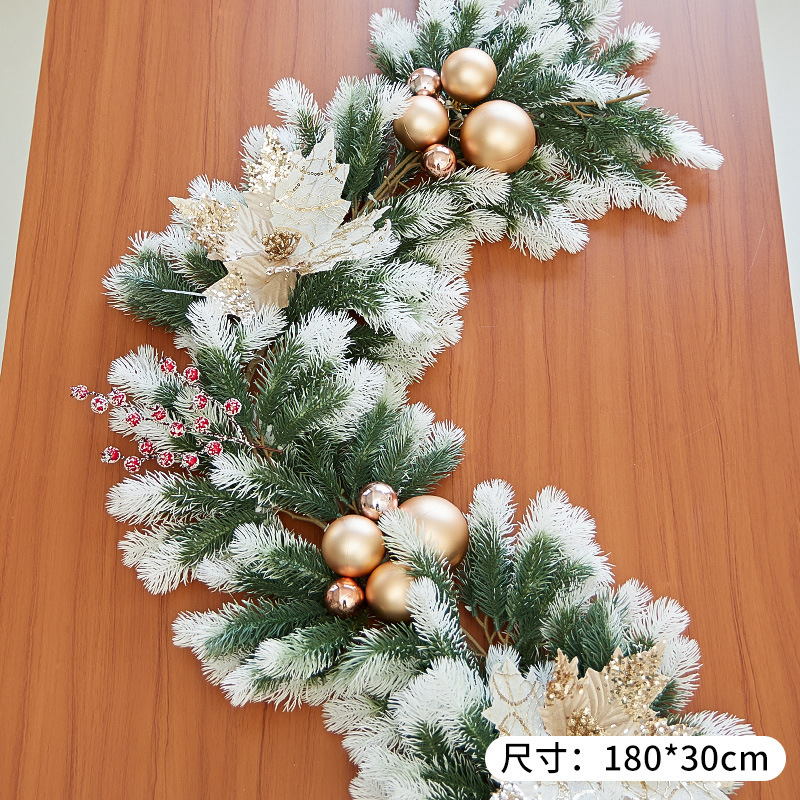 純粋なPEクリスマス藤条牛角クリスマス装飾品暖炉階段飾りクリスマス藤条シミュレーション装飾品|undefined