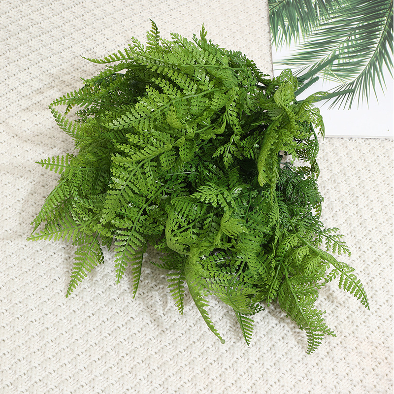 Artificial Green Plants, Realistic Ferns, Persian Leaf Bundles, Decorative Plant Wall Accessories, Home Decorations, High-Quality Artificial Flowers