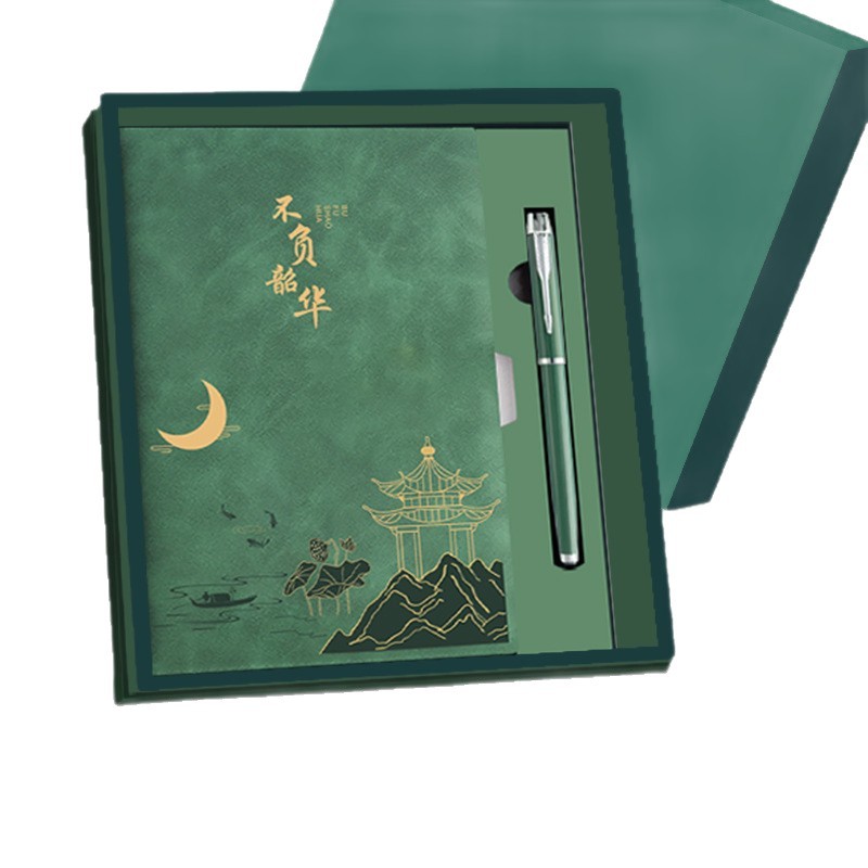 A5 cuaderno personalizado creativo conjunto de libros de marea nacional premios escolares recuerdos de la conferencia de reconocimiento