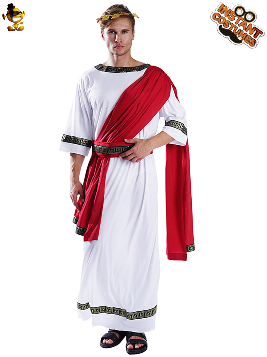 Traje romano de los hombres grandes traje Cosplay traje de la etapa traje de la mascarada ropa de fiesta image 3