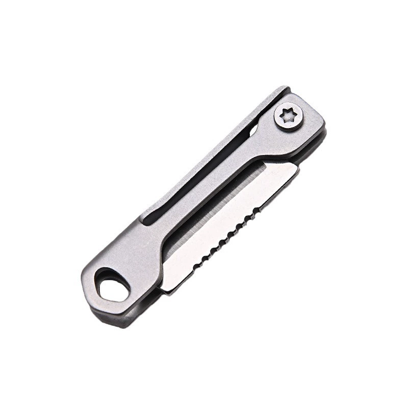 Small sharp box stainless steel, pocket knife, handheld keychain