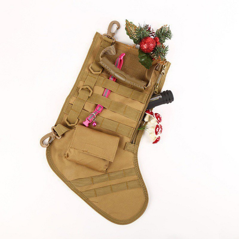 MOLLE Tactical Christmas Storage Outdoor Military Fan Multifunctional Storage Hanging Bag Christmas Holiday Handbag Wholesale