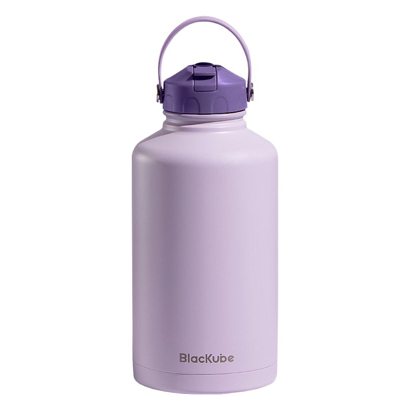 Vaso térmico de acero inoxidable con pajita de gran capacidad