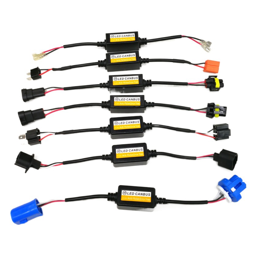 Cross-border wholesale car led headlight decoder EMC filter radio anti-jamming LED headlight H7 H4