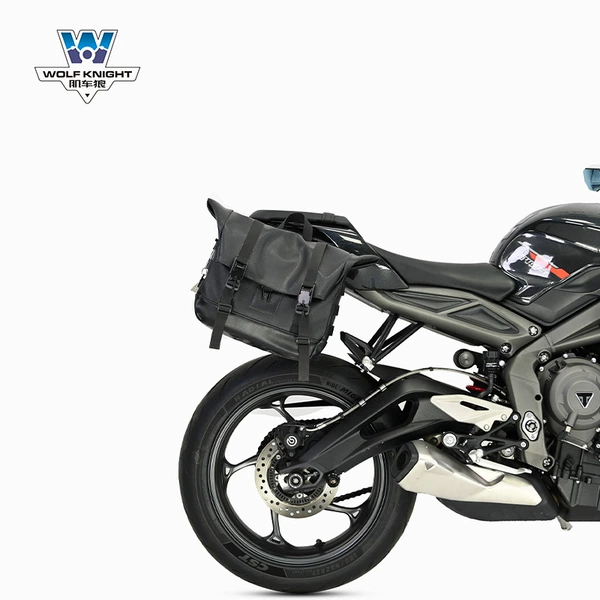 Street Triple 765-Single Right (Fine Stripe Black) Helmet Bag
