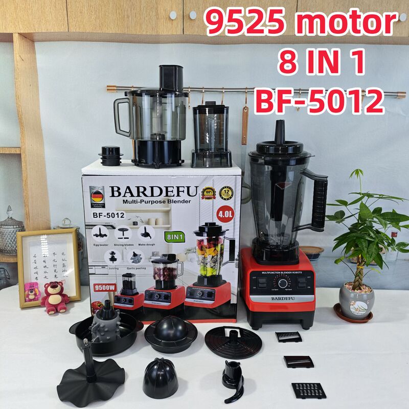 Cross-Border 6in1 Blender Commercial Wholesale Pure Copper High Quality Ice Crushing Machine New Stainless Steel Blender