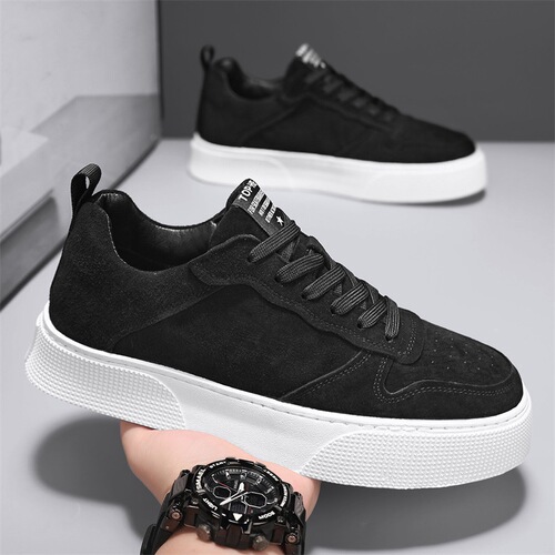 Men's 2025 Spring New Soft-Cushioned Breathable Colorblocked Board Shoes - Versatile Fashion Casual Sports Shoes