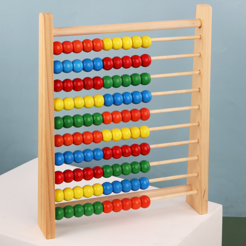 Children's Early Education Computing Rack Mathematics Ten-gear Bead ...