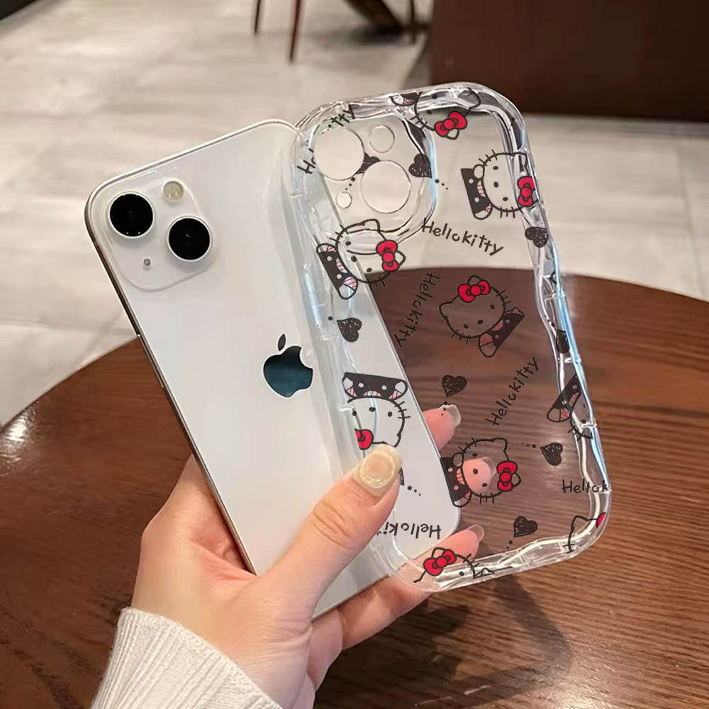 Hello Kitty, Apple, совместимый с iPhone 16, чехол для телефона, iPhone14 Pro, 16promax, iphone, 15plus, (поперечная торговля)