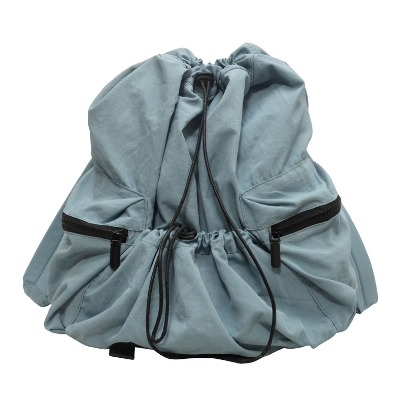 Mochila casual para mujer, bolsillo con cordón, mochila de viaje deportiva ligera para mujer, mochila escolar para estudiantes universitarios para niños al por mayor