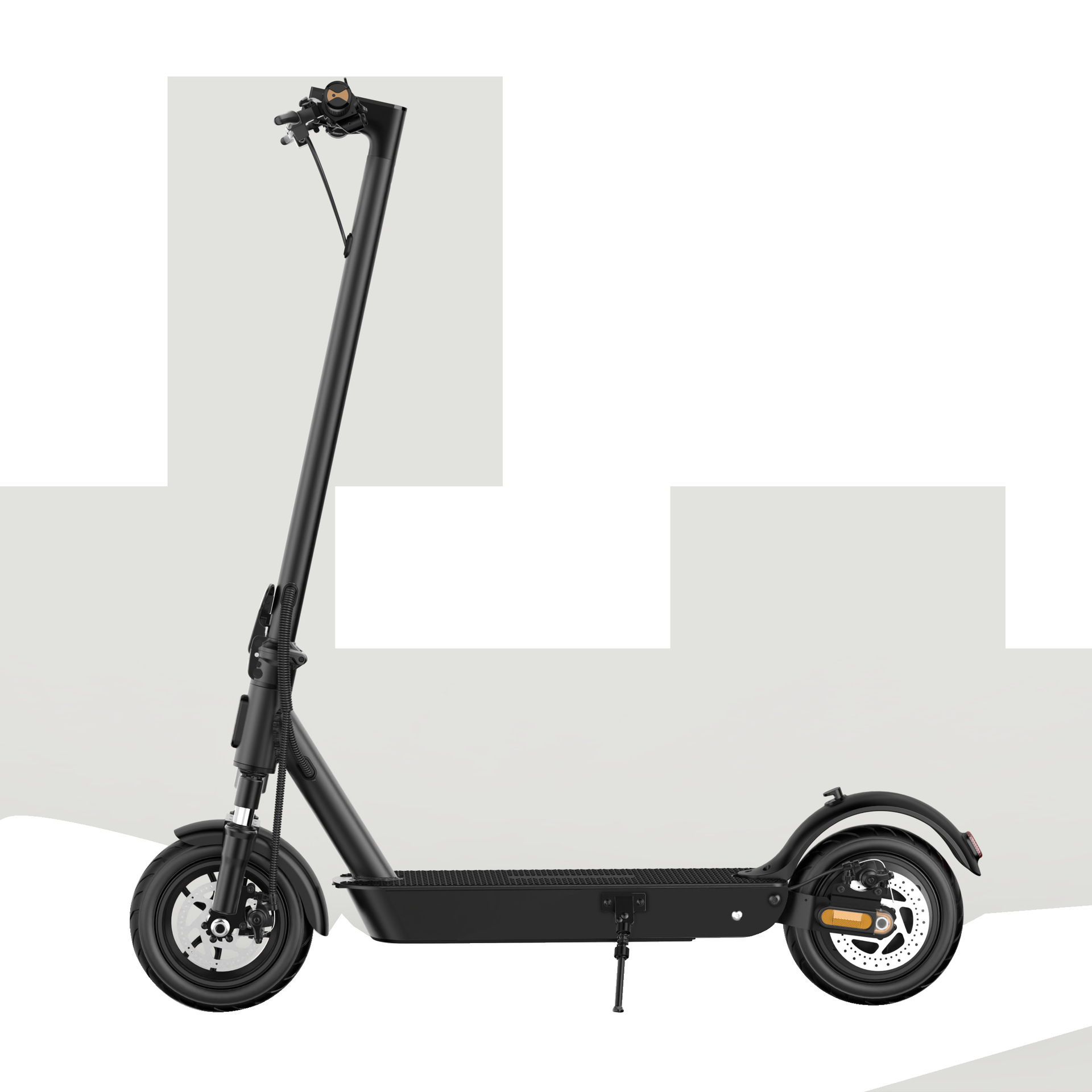 Patinete eléctrico con tracción trasera MK086, intermitentes izquierdos y derechos, amortiguadores delanteros y traseros, 500W, todoterreno de largo alcance.