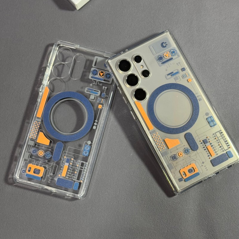 Spigen Is Suitable for Samsung S25Ultra Mobile Phone Case All-Inclusive Anti-Fall S23U Protective Cover S24U Magnetic Suction S22U