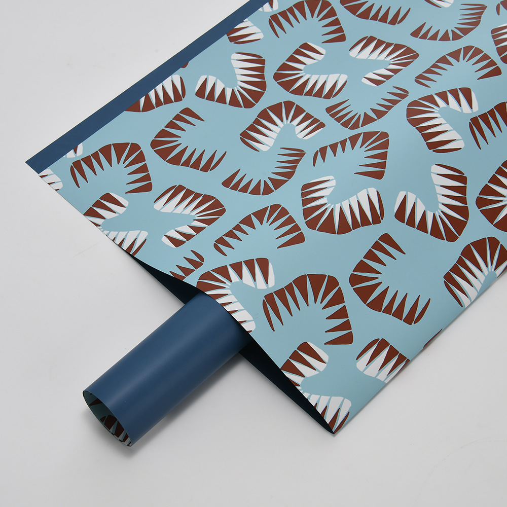 Fábrica de fiestas de flores originales transfronterizas floristas paquetes de flores de papel de embalaje de regalos de floristas de dos colores