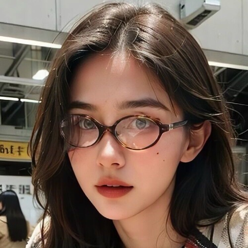 Book Art Student Myopic Glasses Girl Fresh and Natural Bare Face Tortoiseshell Frame Retro Optical Glasses Anti-Blue Light Myopia Glasses