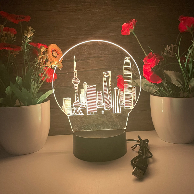 Mesa de la sala de deportes electrónicos con decoración Mickey Mouse luz de ambiente acrílico 3D osito luz de noche lámpara de mesa decoración de escritorio de dormitorio