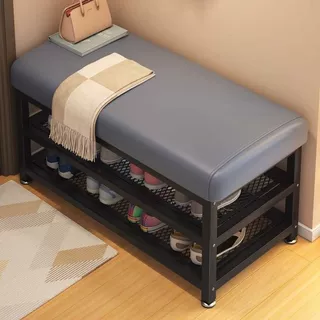 换鞋凳家用门口可坐鞋柜坐凳一体入户门轻奢高级感穿鞋凳进门鞋架