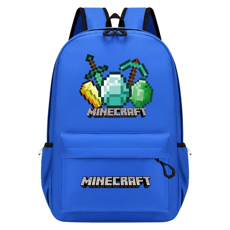 Игровой рюкзак для Minecraft, школьный рюкзак, неординарный стиль, простой модный студенческий рюкзак