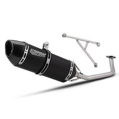 Motorcycle exhaust pipe: Modification, Split Front and