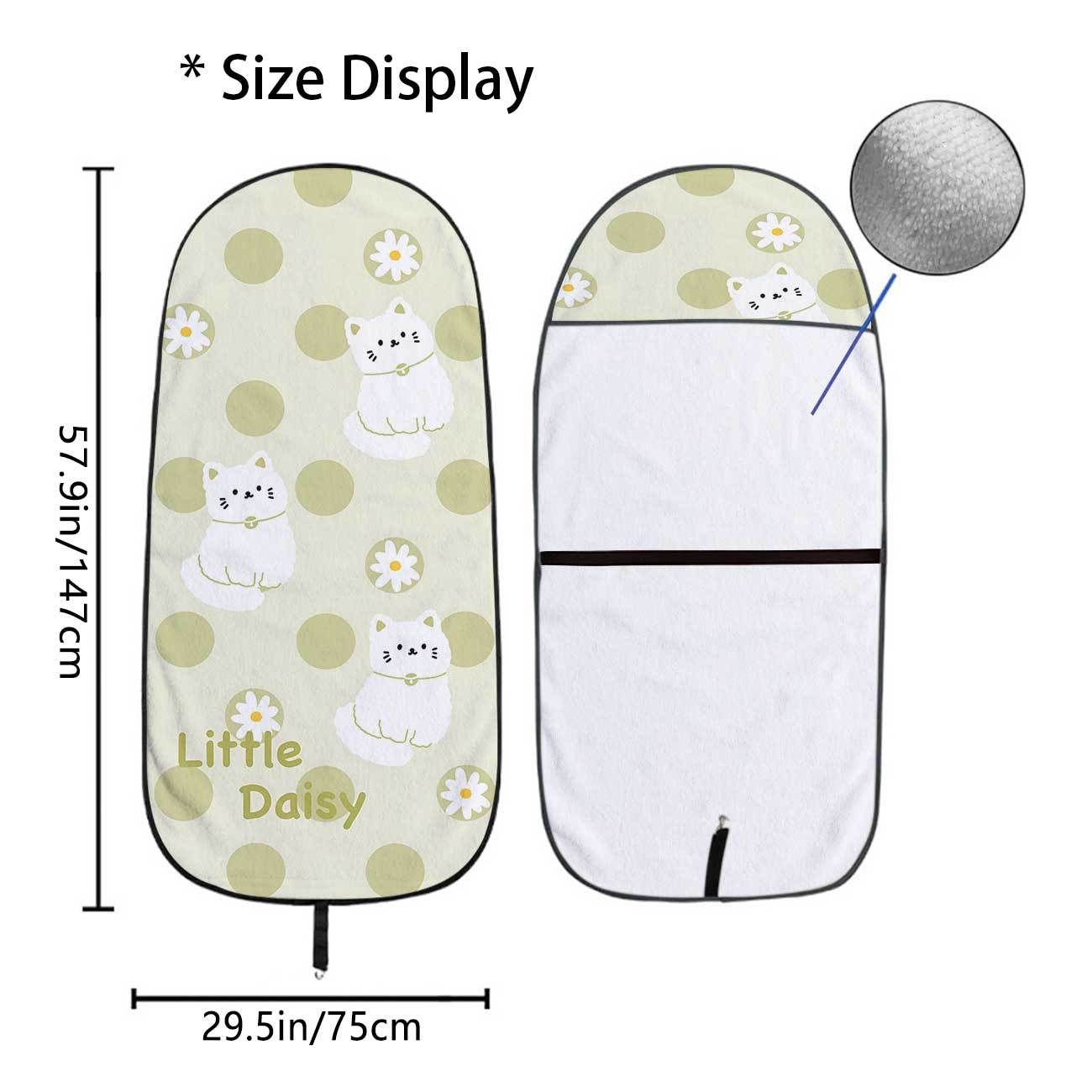 Car seat towel cover front seat protector suitable for gym and exercise, universal for all seasons, car use 44