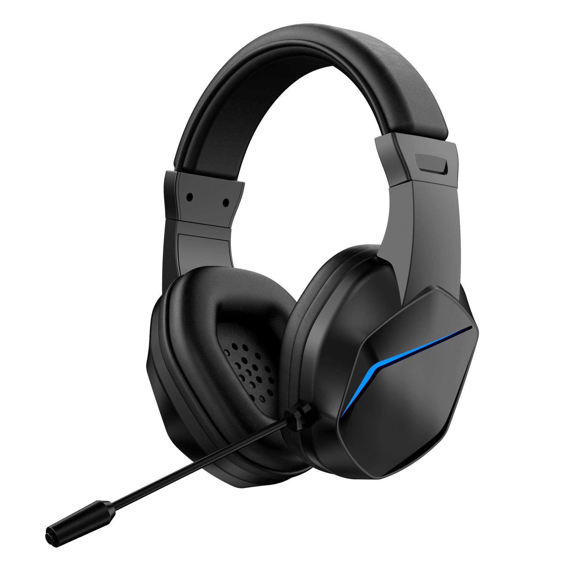 Gaming Desktop Computer Headset Over-Ear E-Sports Gaming Bluetooth Wired USB Gaming Headset for Pubg