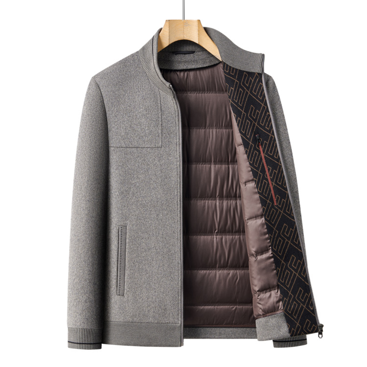 New Winter down Jacket for Men, Casual Short down Jacket, Business Casual Men's Coat, Dad's Outfit, Zuo Lang