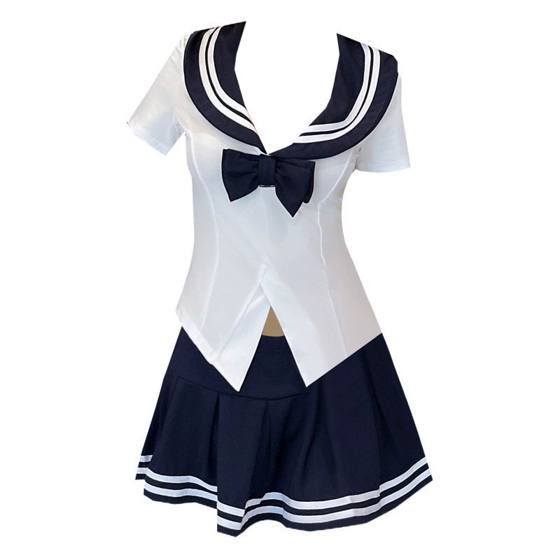 Модный комплект из двух предметов для техников: облегающий крой, стиль студенческой моды, для массажных салонов и ночных клубов, модель 5254-1