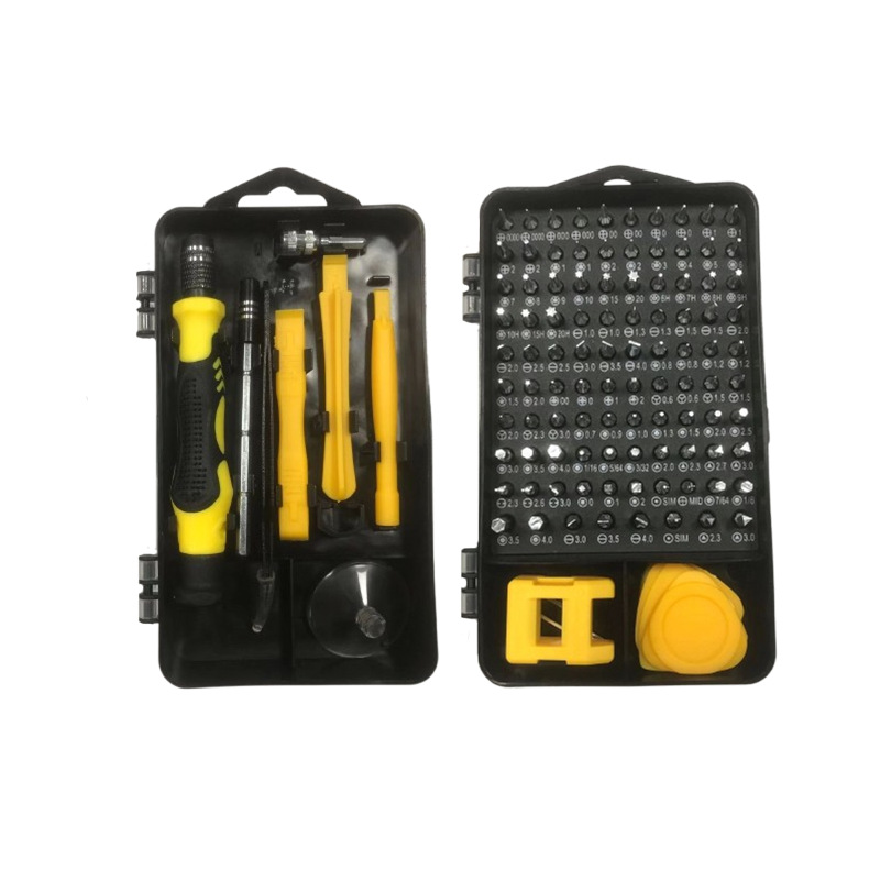 (2개) 115-IN -1 다기능 스크루 드라이버 세트 정밀 스크루 드라이버 세트 다중 사양 배치 헤드 분해 도구