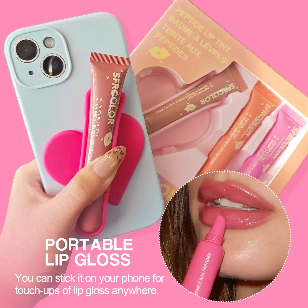 s.f.r color 跨境专供厂家直销保湿滋润防水可置手机背面便携唇彩