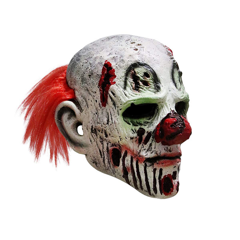 Amazon Halloween Horror Zombie Clown Mask Party Dress Up Prop Latex Skull Mask