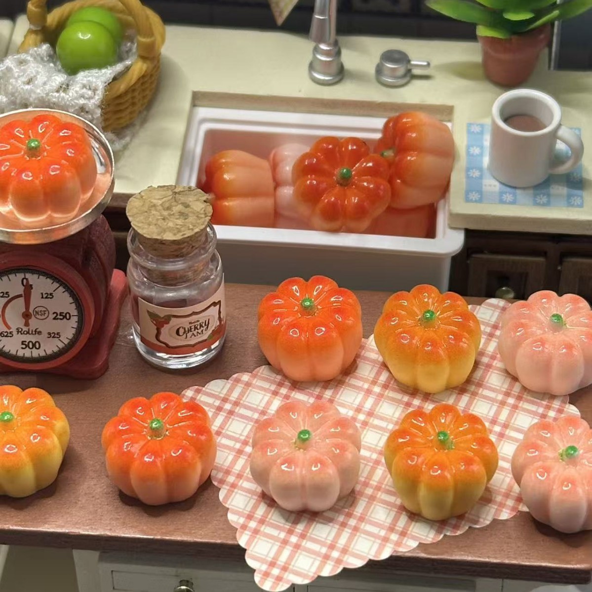 Miniaturas de Comida para Casa de Muñecas de Resina Decorativas para Escritorio
