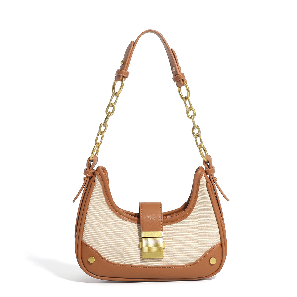 Shoulder Bag Top Quality Niche Design Underarm Bag 2023 New Fashion Handbag Advanced Texture Chain Women's Bag_voghion.com