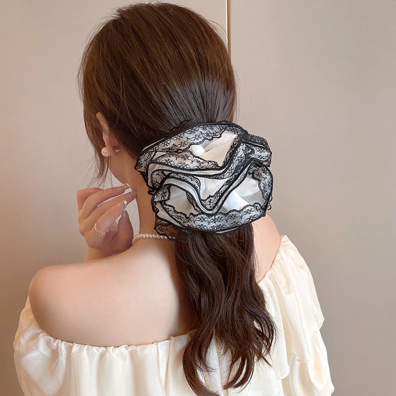 Holiday, Daily Occasion Women's Simple Style Classic Style Solid Color Lace Hair Tie