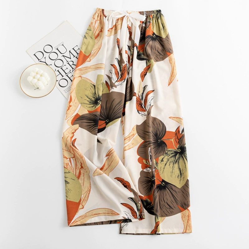 (Cross-border trading), summer thin comfortable cartoon trousers, oversize