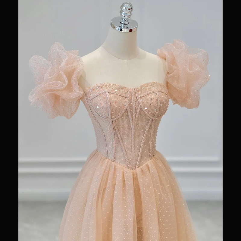 Vestido de noche para mujer 2026, nuevo estilo, elegante para banquetes, fiestas anuales, estilo hada, para examen artístico, actuación vocal, anfitriona social. image 2