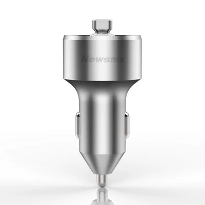 [New Flagship] Newman Metal Lossless Super Fast Charging Car Bluetooth Receiver Mp3 Player Fm Transmitter (FM Modulyator) - standard-configuration-semi-metal-fast-charging-version-only-for-12v-cars-does-not-support-u-disk-official-standard-configuration