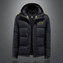 漫威毒液羽绒服男连帽外套加厚潮流2024冬季新款欧货保暖轻奢大码
