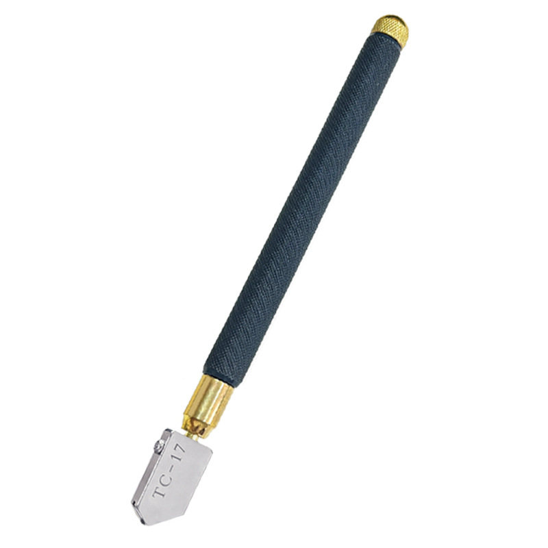 Venta directa de fábrica Cuchillo de vidrio TC-17 con rodillo Cuchillo de corte de baldosas de aleación de inyección de aceite Espejo de mano abierto