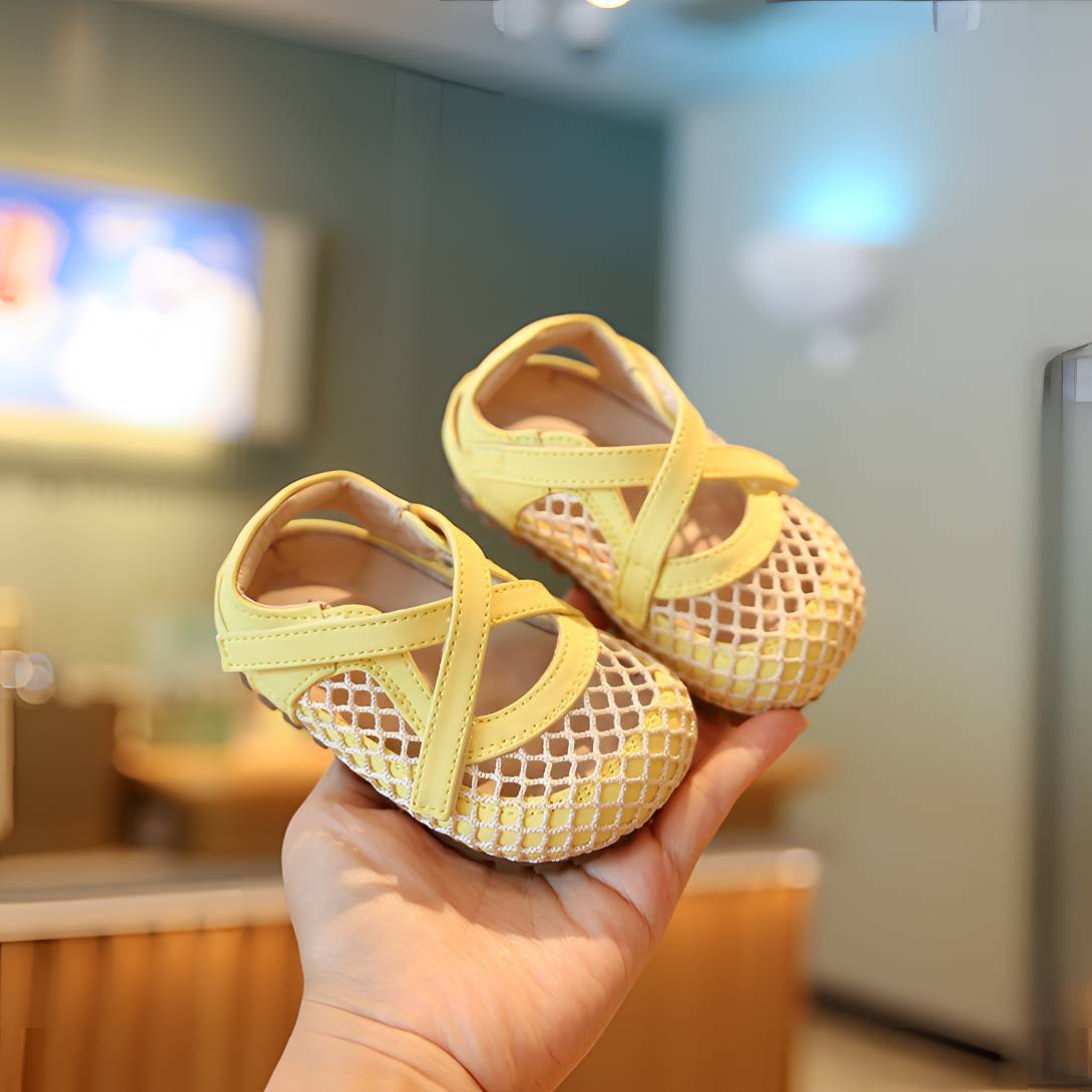 Baby Girl Shoes Sandals Baby Toddler Shoes 2025 Summer New Children's Shoes Breathable Shoes 1 to 3 Years Old Girls' Shoes