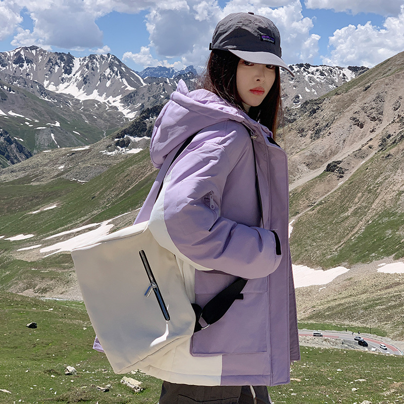 2025 otoño y invierno hombres y mujeres chaqueta de algodón de asalto chaqueta de algodón de trabajo al aire libre ocio suelto chaqueta de algodón gruesa chaqueta de algodón