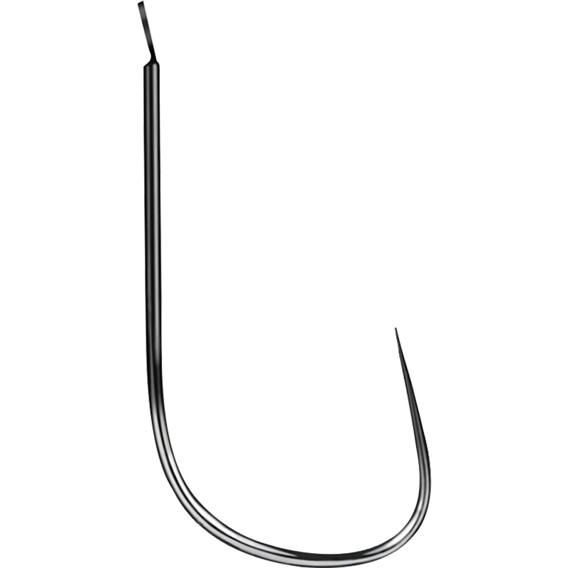 Super competitivo negro manga no púas peces gancho pequeña carpa competitiva resbaladiza pescado Mesa pesca gancho pesca suministros