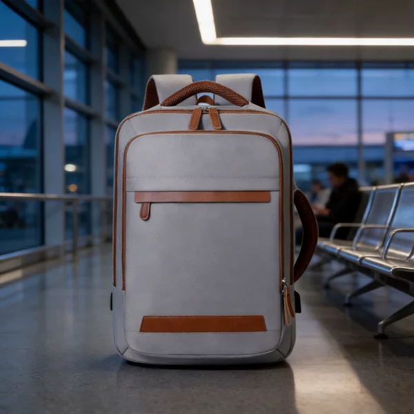 New large-capacity travel backpack with a high-end feel, expandable double-shoulder bag, laptop bag, luggage, student school bag