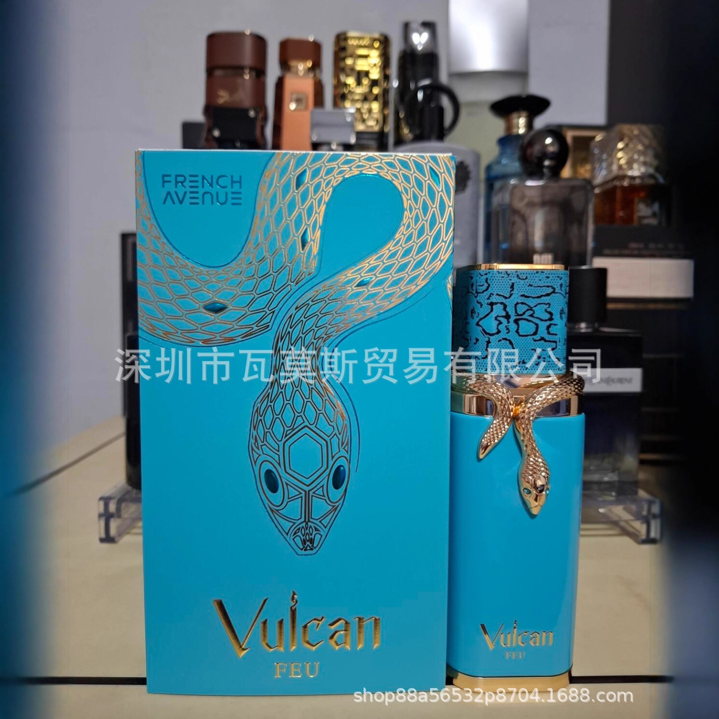 Fragancia Vulcan Feu comercio exterior Oriente Medio Dubai Perfume árabe para hombres y mujeres