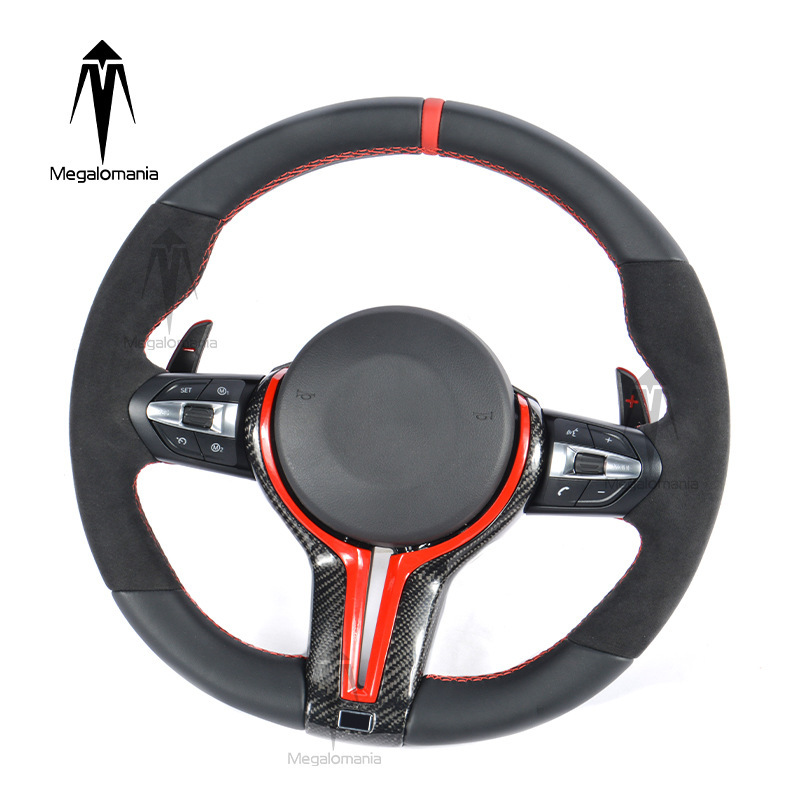Suitable for Bmw F Chassis 1234567 Series X1X2X3X4X5X6F10F30 Modified Suede Mp Steering Wheel