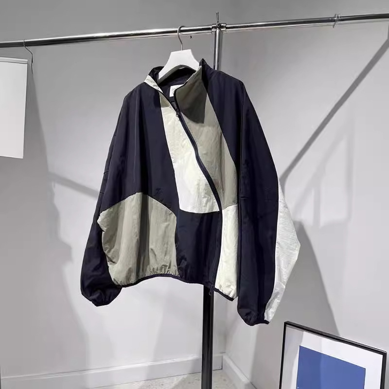 ヨーロッパの商品は色にぶつかって独特な斜めのドアの襟をつなぎ合わせます。|undefined