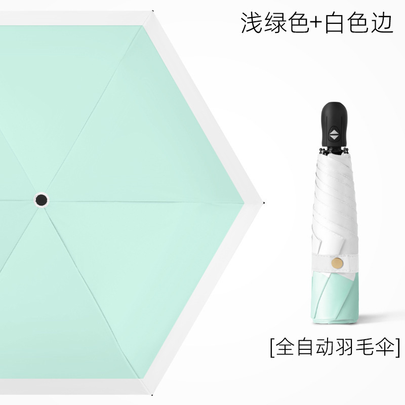 70% off 超軽量傘 全自動超軽量羽根傘 ブラックコーティング 紫外線防止 日傘 広告ギフト傘 ロゴ印刷|undefined